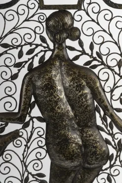 Pamono Art Deco Wrought Iron Fire Screen, 1930s