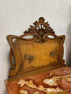Pamono Art Nouveau Bedroom Set by Louis Majorelle, 1890s, Set of 7><noscript><img width=
