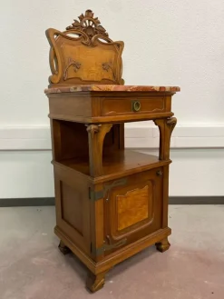Pamono Art Nouveau Bedroom Set by Louis Majorelle, 1890s, Set of 7><noscript><img width=