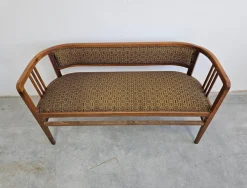 Discount Pamono Art Nouveau Bench in Walnut by Otto Wagner, 1890s