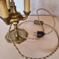 Pamono Art Nouveau Bouillotte Desk Lamp, 1920s><noscript><img width=