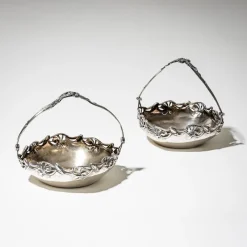 Pamono Art Nouveau Bowls in Silver by Wilhelm Binder, Set of 2