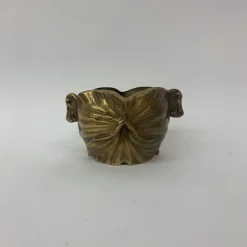 Pamono Art Nouveau Bronze Flower Pot, 1930s><noscript><img width=