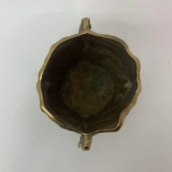 Pamono Art Nouveau Bronze Flower Pot, 1930s><noscript><img width=