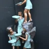 Sale Pamono Art Nouveau Bronze Garden Fountain Fairy Nymph