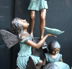 Sale Pamono Art Nouveau Bronze Garden Fountain Fairy Nymph