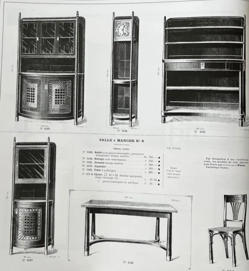 Outlet Pamono Art Nouveau Buffet by Prof. Josef Hoffmann for J. J. Kohn