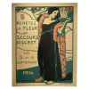 Pamono Art Nouveau Buy the Flower of Discreet Help Lithograph Poster by Émile Berchmans for La Meuse, 1916> Posters|Wall Decor