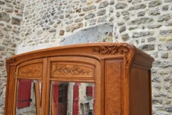 Discount Pamono Art Nouveau Carved Bedroom Set attributed to Louis Majorelle, Set of 4