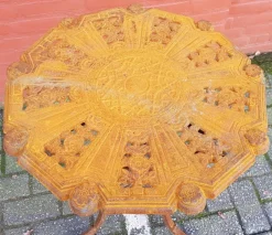 Pamono Art Nouveau Cast Iron Garden Table><noscript><img width=