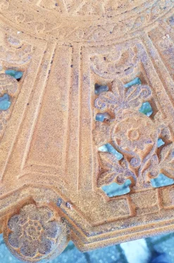 Pamono Art Nouveau Cast Iron Garden Table><noscript><img width=