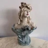 Pamono Art Nouveau Ceramic Bust from Royal Dux, 1890s> Art Nouveau|Sculpture