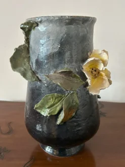 Hot Pamono Art Nouveau Ceramic Vases from Haviland & Co., 1890s, Set of 2