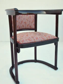 Pamono Art Nouveau Chairs and Sofa by Josef Hoffmann for Thonet, Set of 3><noscript><img width=