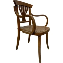 Pamono Art Nouveau Children's Armchair attributed to J&J Kohn, 1890s