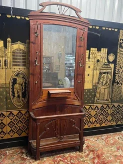 Best Pamono Art Nouveau Cloakroom / Coat Rack