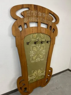 Pamono Art Nouveau Coat Hanger, 1890s><noscript><img width=