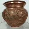 Pamono Art Nouveau Copper Planter Pot, 1890s> Garden Accessories