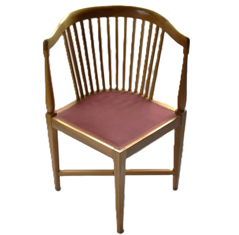 Pamono Art Nouveau Corner Chairs by J. M.olbrich / M. Niedermoser, Vienna, Austria, 1902, Set of 2> Side Chairs & Dining Chairs
