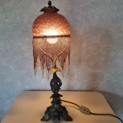 Pamono Art Nouveau Desk Lamp, 1950s> Table Lamps