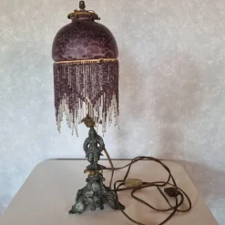 Pamono Art Nouveau Desk Lamp, 1950s><noscript><img width=