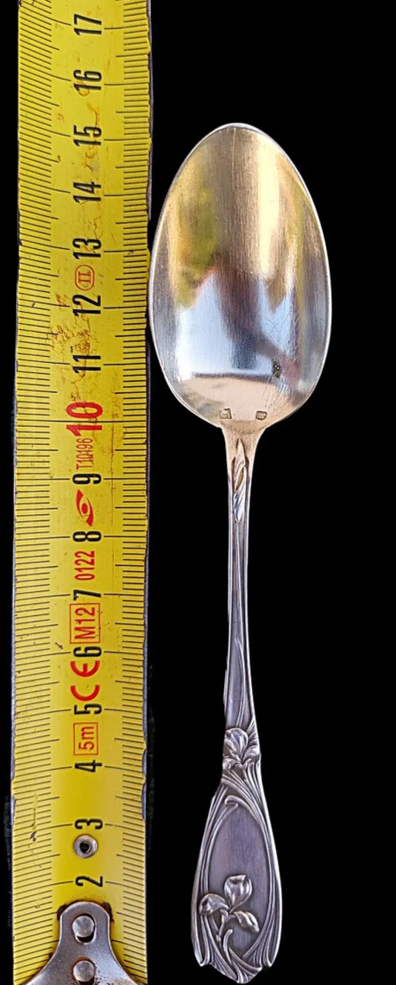 Hot Pamono Art Nouveau Dessert Spoons in Silver-Plated Metal from J.H., 1890s, Set of 12