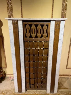 Pamono Art Nouveau Fireplace Cladding, 1910s><noscript><img width=