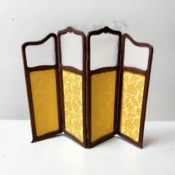 Pamono Art Nouveau Four Panel Screen> Room Dividers & Screens