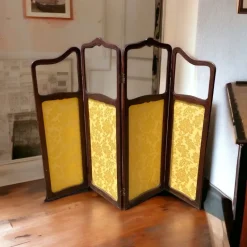 Pamono Art Nouveau Four Panel Screen><noscript><img width=