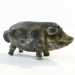 Pamono Art Nouveau French Figurative Salt Holder, 1890s> Salt & Pepper Shakers