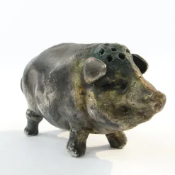 Pamono Art Nouveau French Figurative Salt Holder, 1890s> Salt & Pepper Shakers