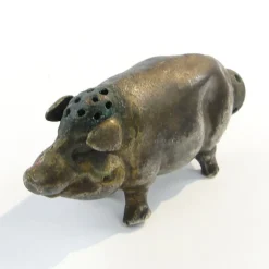 Pamono Art Nouveau French Figurative Salt Holder, 1890s><noscript><img width=