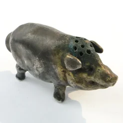 Pamono Art Nouveau French Figurative Salt Holder, 1890s><noscript><img width=