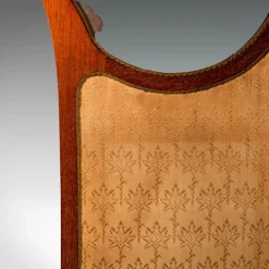 Pamono Art Nouveau French Walnut and Glass Screen, 1890s><noscript><img width=