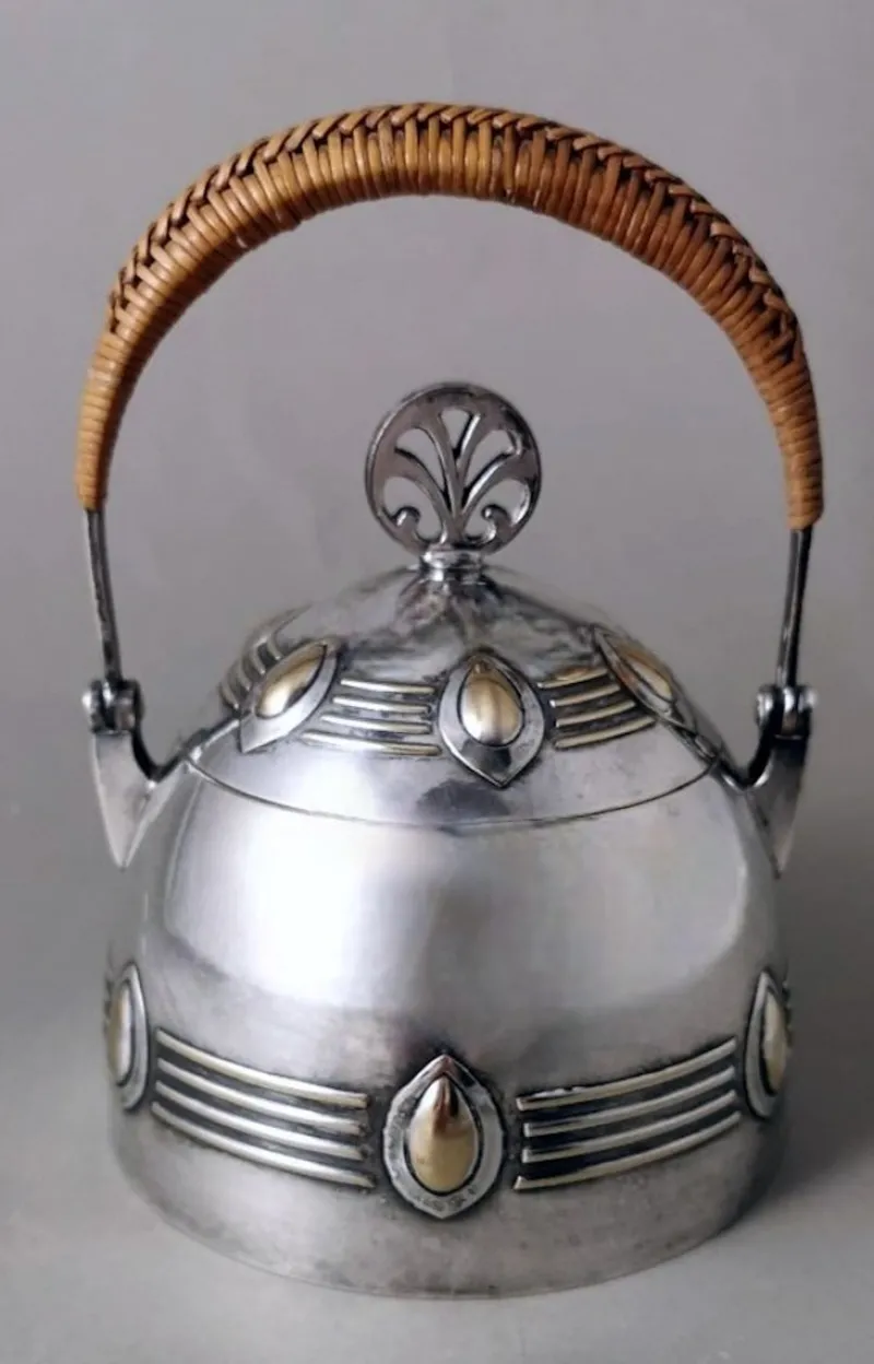 Outlet Pamono Art Nouveau German Silver-Plated Metal Sugar Bowl from WMF, 1906