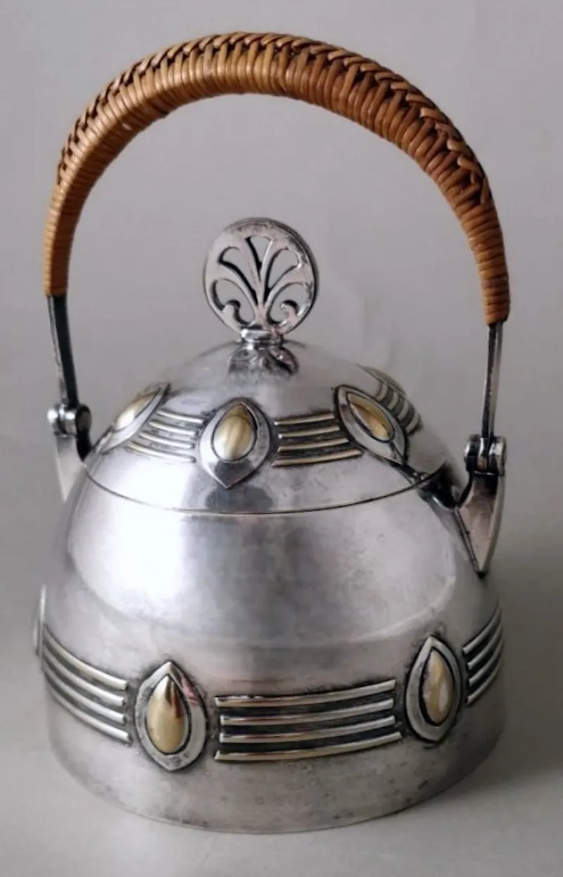 Outlet Pamono Art Nouveau German Silver-Plated Metal Sugar Bowl from WMF, 1906