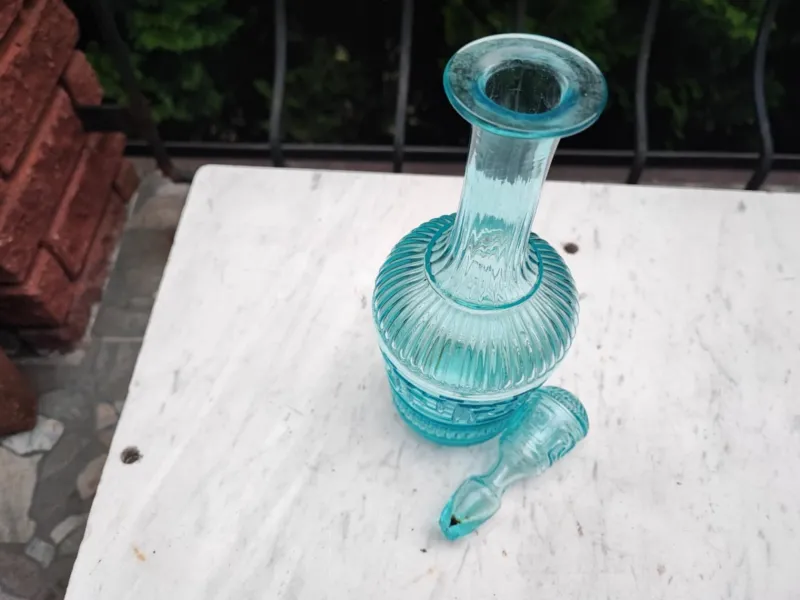 Clearance Pamono Art Nouveau Glass Carafe in Union Glass