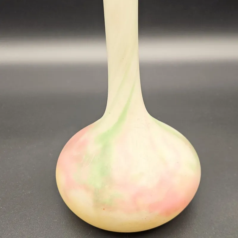 Pamono Art Nouveau Glass Vase by Muller & Fréres Luneville, 1890s> Vases