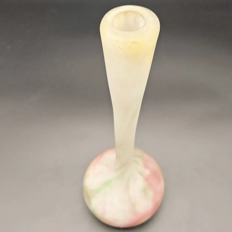 Pamono Art Nouveau Glass Vase by Muller & Fréres Luneville, 1890s> Vases