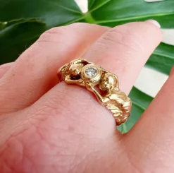 Discount Pamono Art Nouveau Gold Ring