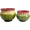 Pamono Art Nouveau Handmade Planters from Royal Bonn, Germany, 1930s, Set of 2> Planters And Jardiniere