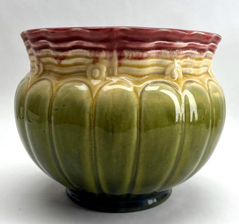 Pamono Art Nouveau Handmade Planters from Royal Bonn, Germany, 1930s, Set of 2> Planters And Jardiniere