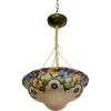 Discount Pamono Art Nouveau Hand-Painted Glass Lamp, 1890s
