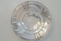 Pamono Art Nouveau Italian Sterling Silver Dish, 1930s><noscript><img width=