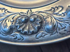 Pamono Art Nouveau Italian Sterling Silver Dish, 1930s><noscript><img width=
