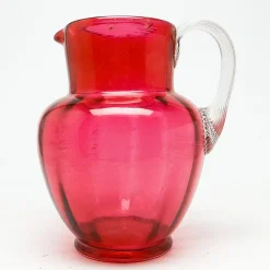 Discount Pamono Art Nouveau Jug from Cranberry Glass, United Kingdom, Early 1900s