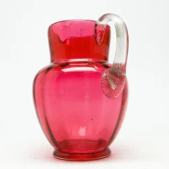 Discount Pamono Art Nouveau Jug from Cranberry Glass, United Kingdom, Early 1900s
