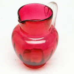 Discount Pamono Art Nouveau Jug from Cranberry Glass, United Kingdom, Early 1900s