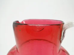 Discount Pamono Art Nouveau Jug from Cranberry Glass, United Kingdom, Early 1900s