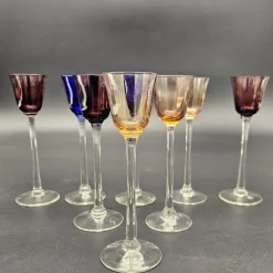 Pamono Art Nouveau Liqueur Glasses, 1910s, Set of 6> Glassware